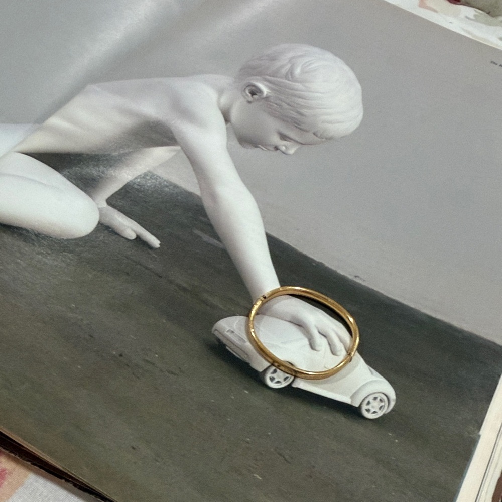 Gold Bangle Bracelet 12 k gf